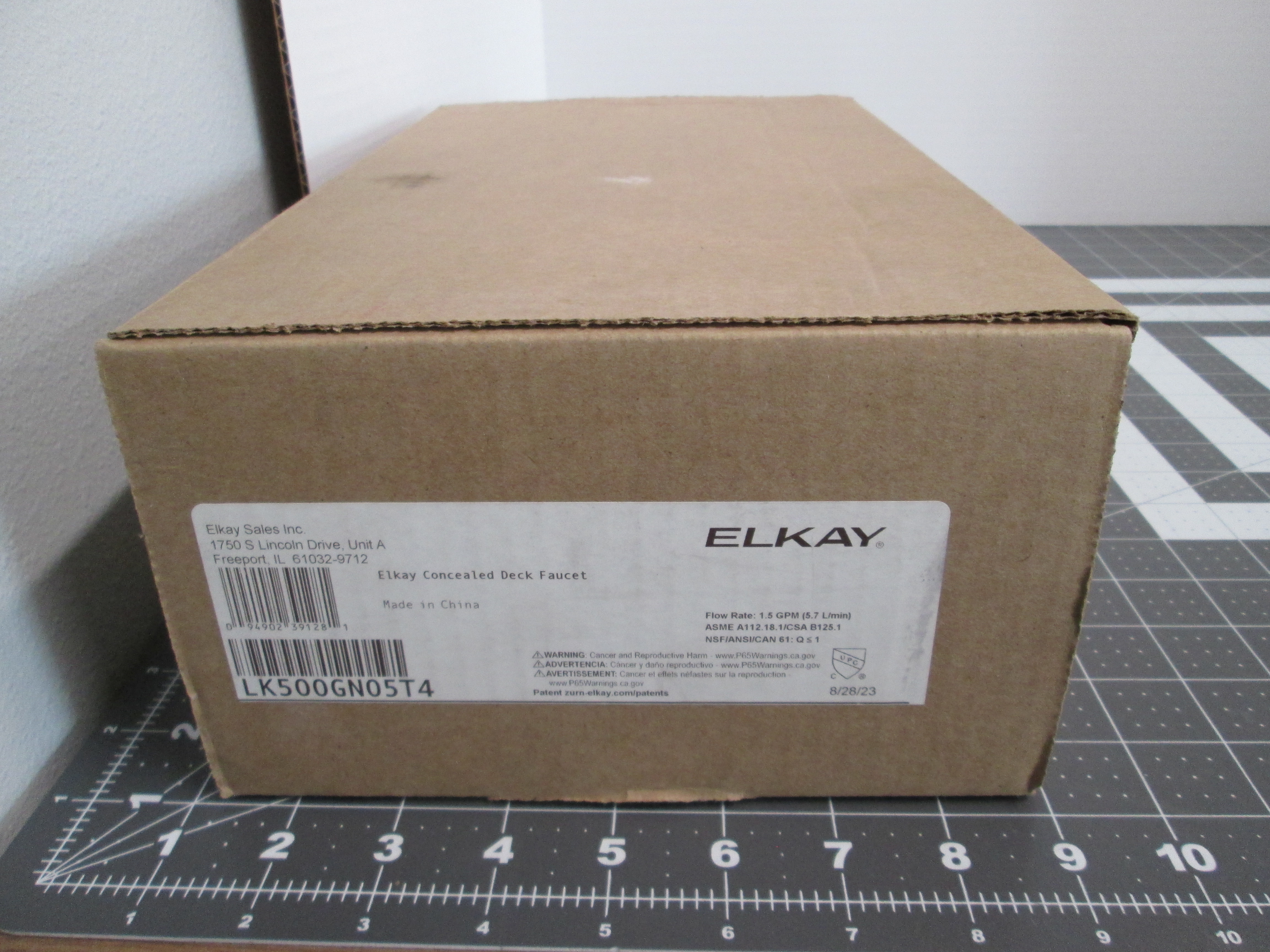 Elkay, LK500GN05T4, Commercial Faucet 5" Gooseneck 4" Wristblade Chrome