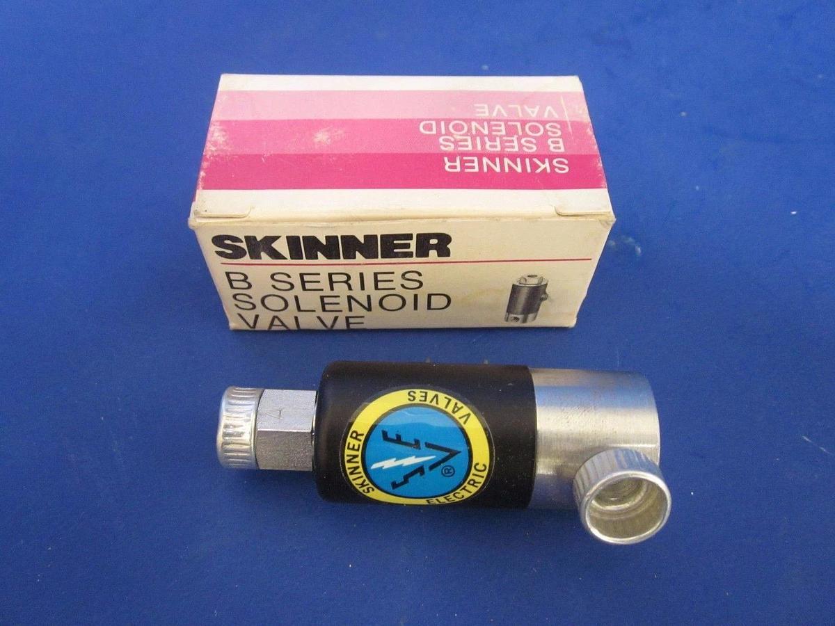 SKINNER B11RX18N Solenoid Valve, 2 Way, 24 VDC, Cleaned for O2, New
