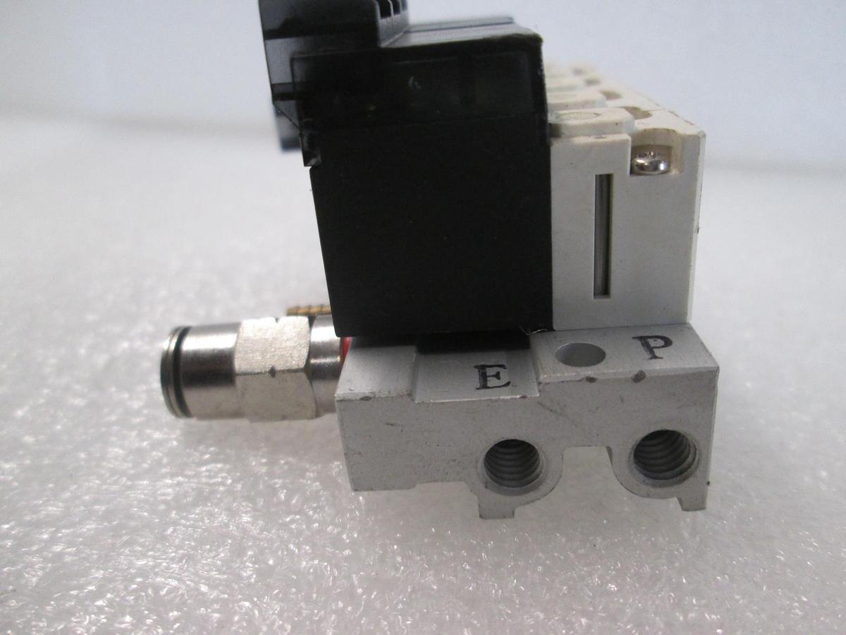 Used SMC, VQ110Y-6M, Solenoid Valve Block Assy, 5 Valve, Used