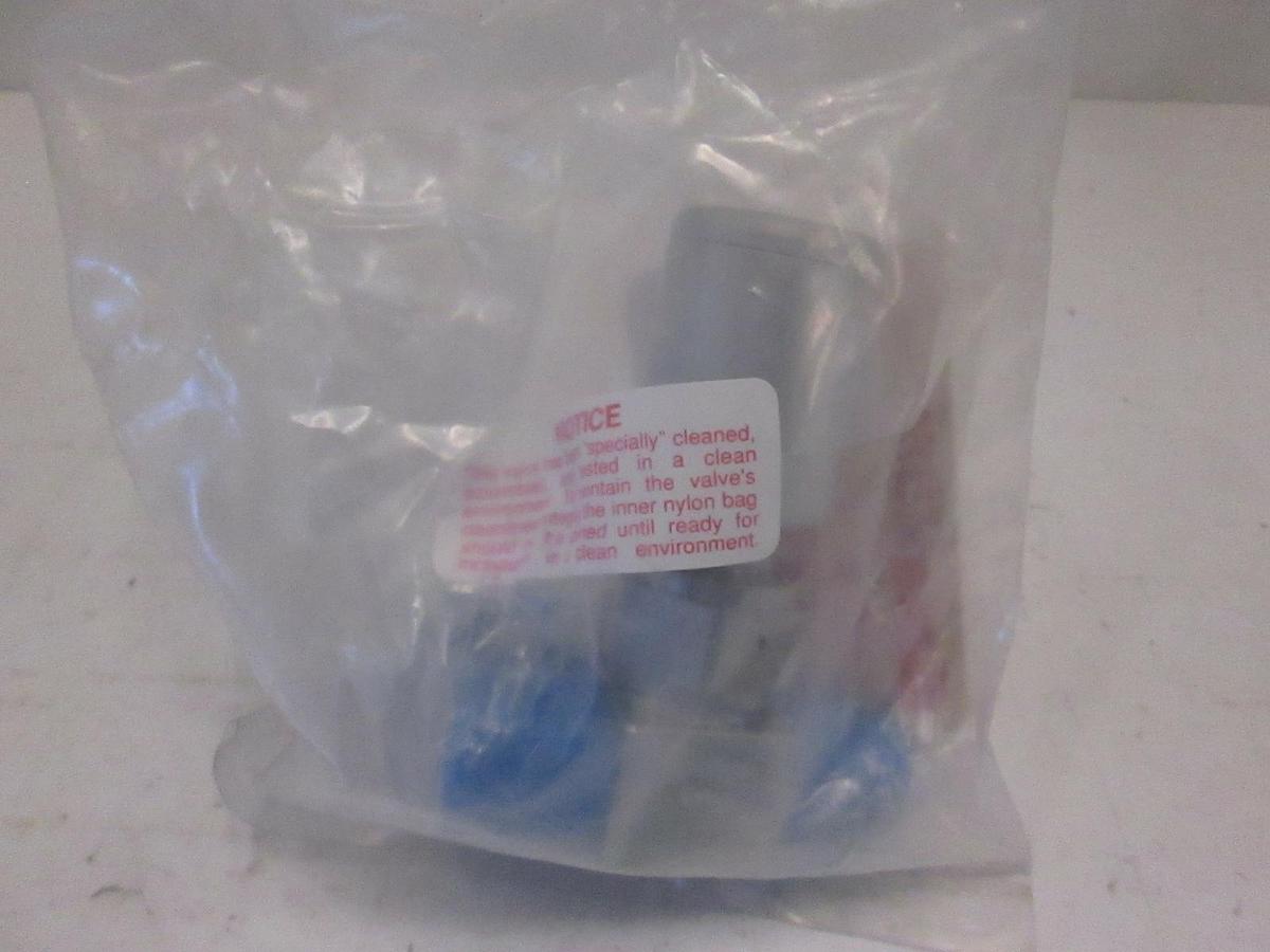 Used Nupro, SS-BN5329-PX-C, 3 Port Pneumatic Valve, 1/4" FVCR, New