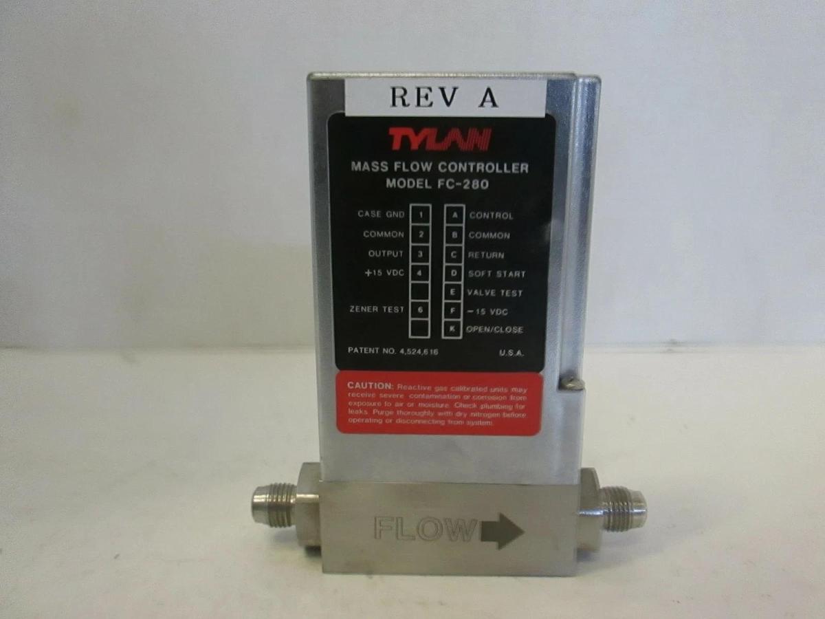 Used Tylan FC-280 AV, Mass Flow Controller MFC, O2, 500 SCCM, Used