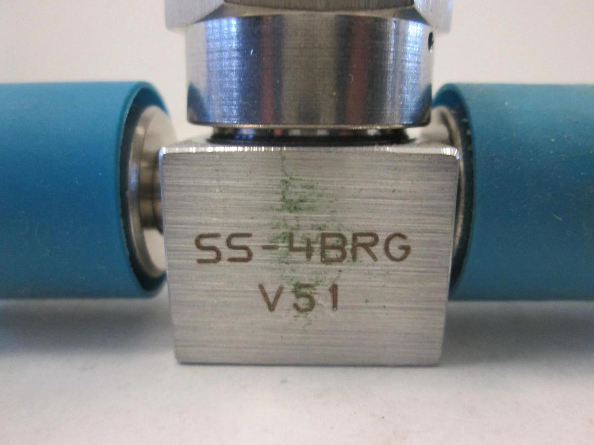 Used Swagelok, SS-4BRG-V51, 1/4", Manual Diaphragm Valve, Used