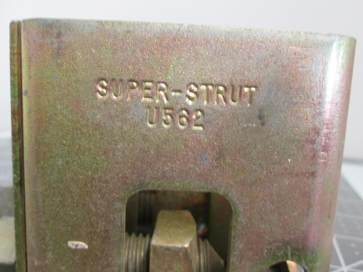 Used Lot of 3 Superstrut U562 GoldGalv 1/2" Rod Wide Throat Structural Beam Clamp ABB