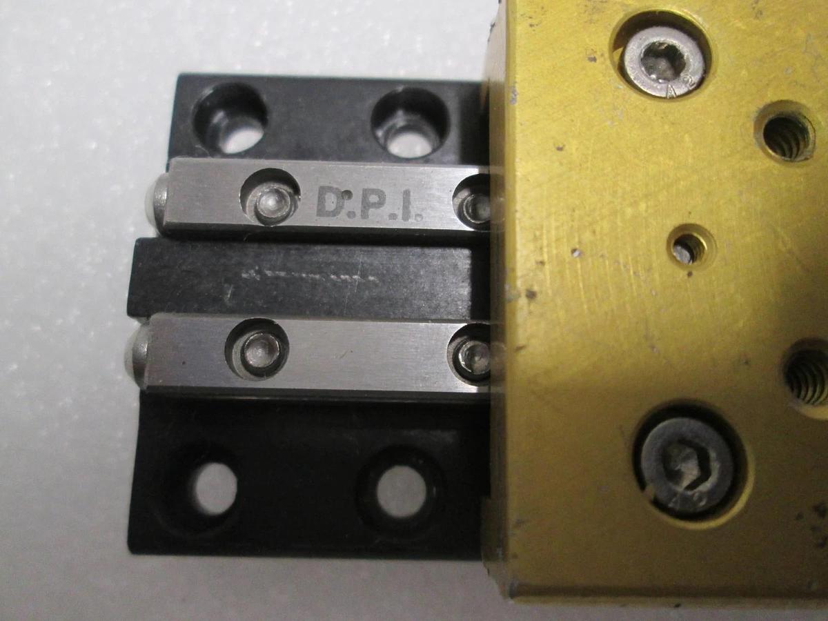 Used Del-Tron, NBT-2080SSA, Linear Bearing Guide Block w/ Guide Rail, Used