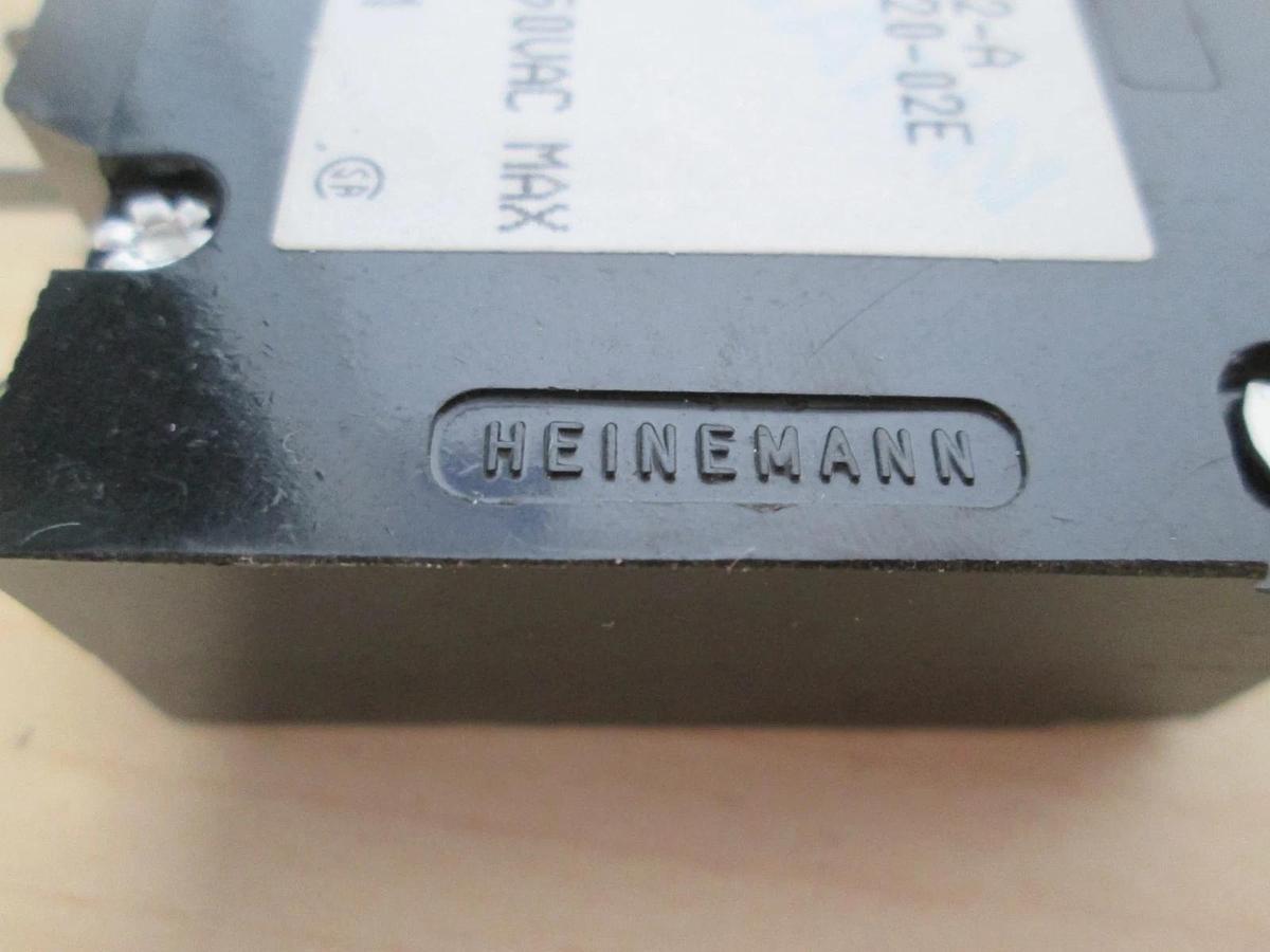 Used Heinemann, AM1-A2-A-0020-02E, Single Pole Circuit Breaker, 250V, 20A, Used