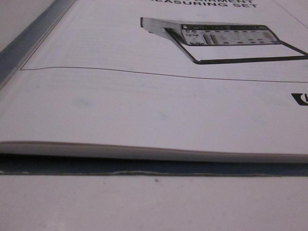 Used HP 4935A Transmission Impairment Measuring Set Operating Manual, Used