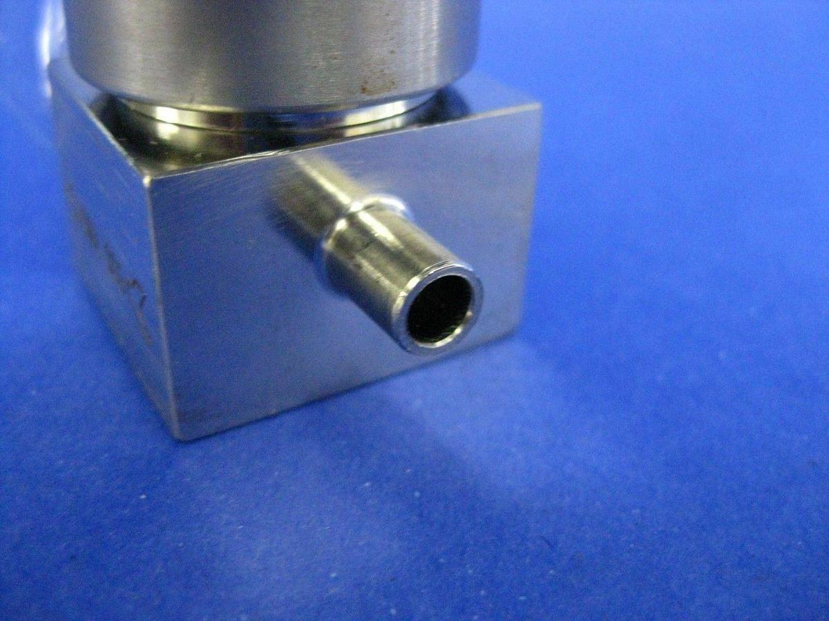 Used EWAL Titan II Pneumatically Actuated Valve, 1/4" Tub Stub, 70-125 psi, Used