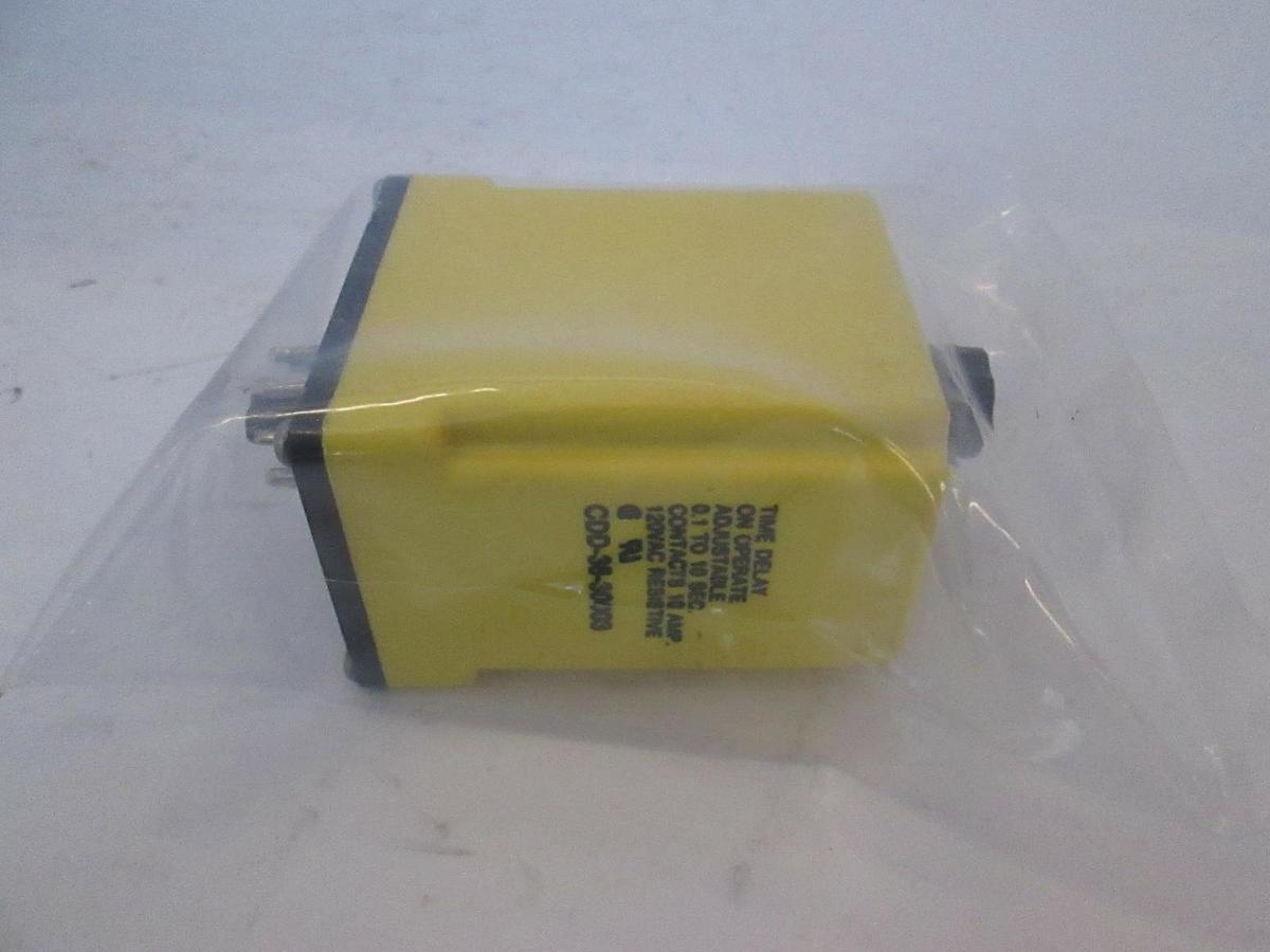 Potter & Brumfield, Time Delay, CDD-38-30003, 10A, 120 VAC, New