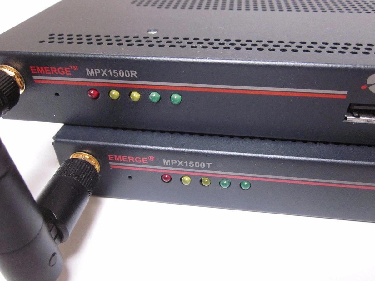 Used Avocent Emerge Multipoint Extender-Transmitter and Receiver MPX1500, Lot Of 2