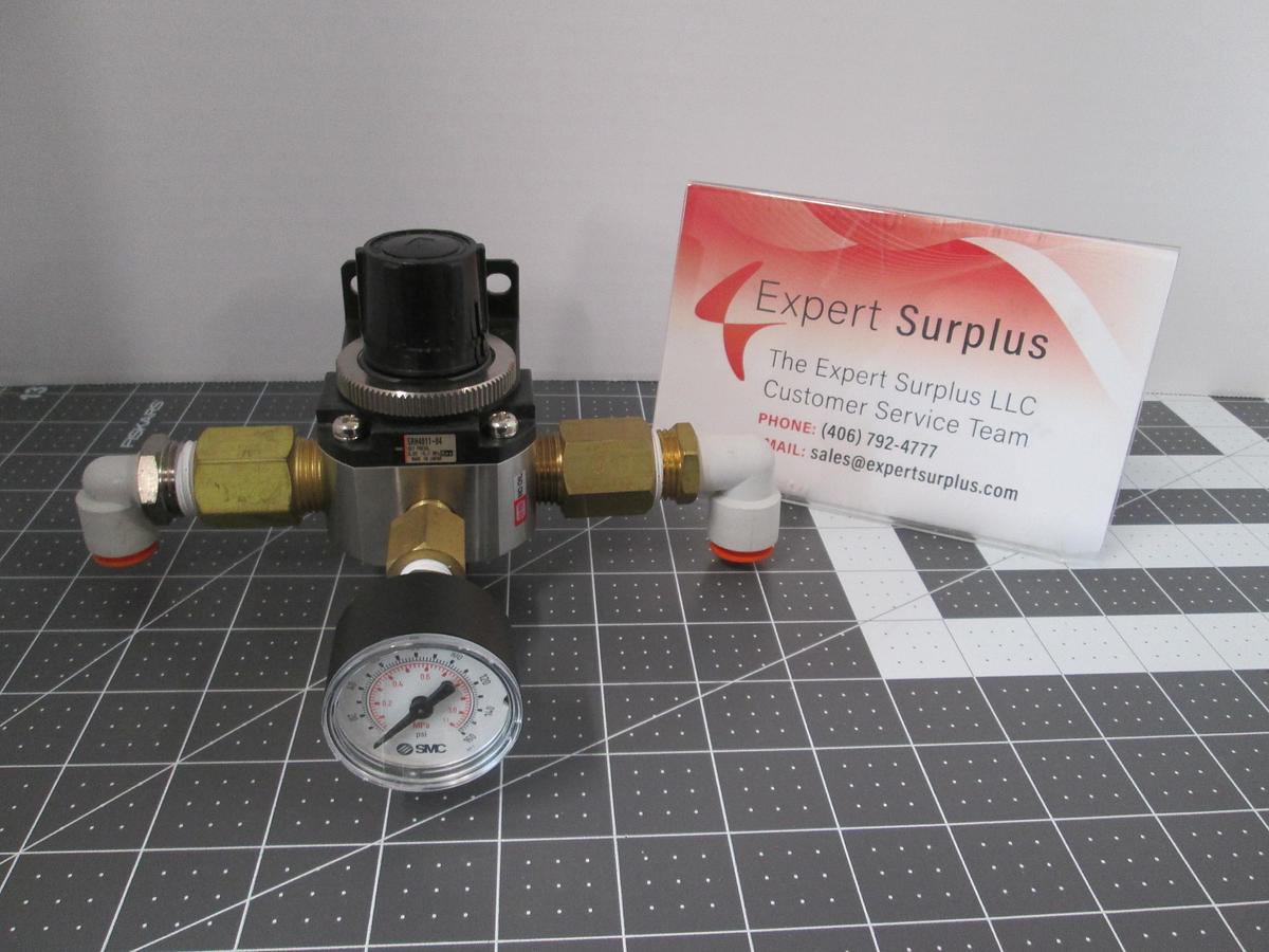 Used SMC, SRH4011-04, Stainless Steel Clean Regulator, 1/2"Rc, Used Working