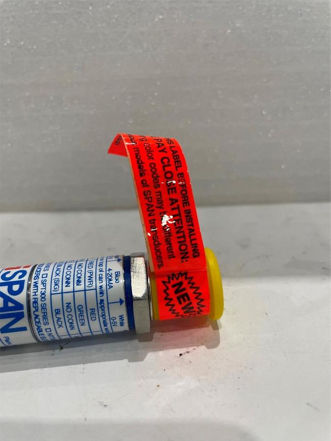 Used Si Span, Pressure Transducer 100PSI, Label 23-0552, Used