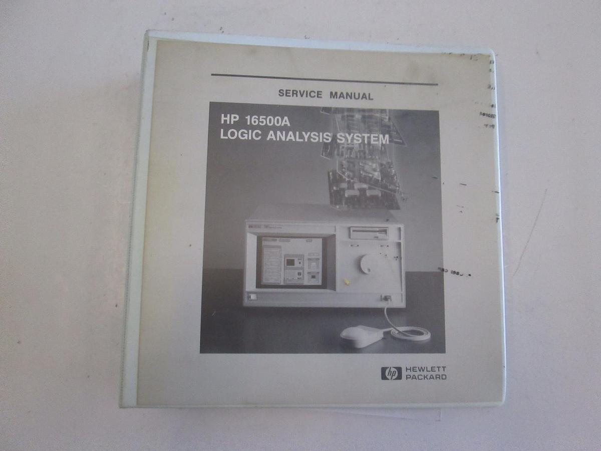 Used HP 16500A Logic Analysis System Service Manual, Used