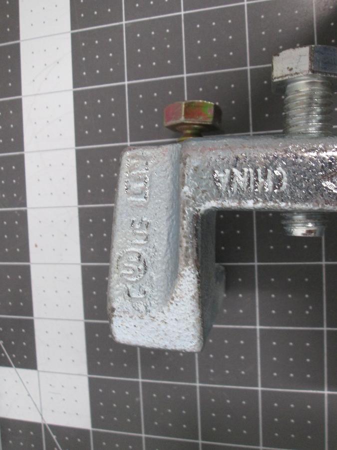 Used Industrial U-Shaped Mounting Clamps Brackets w/ Hardware Lot of 6 