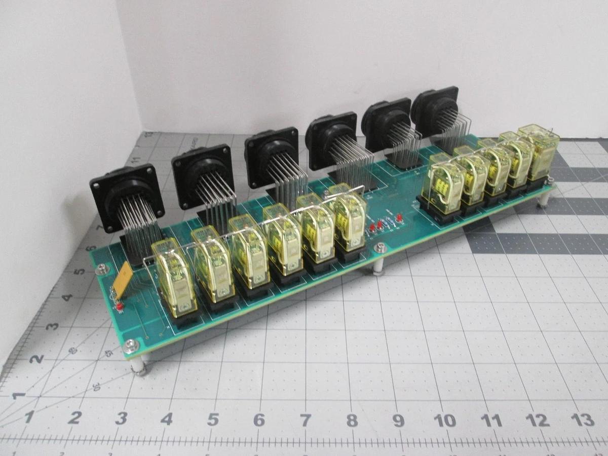 Aviza, 2019991-001, EMO Breakout PCB w/ 10 RHIB ULC DC24, New