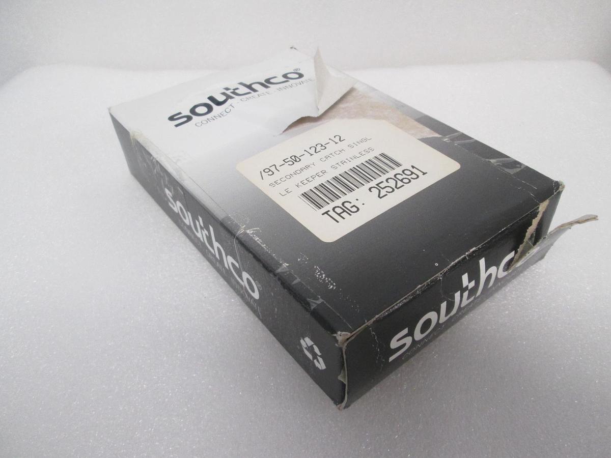 Southco, 97-50-123012, Secondary Catch Single Keeper, SS, New, Lot of 5