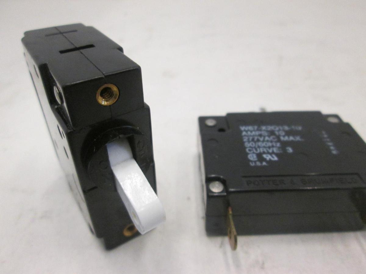 Used Potter & Brumfield, W67-X2Q13-10, Circuit Breaker Switch, Used, Lot of 2