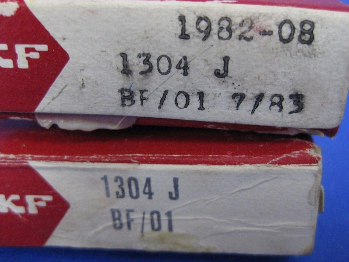 SKF 1304 J Self Aligning Ball Bearing, 52mmx20mmx15mm, Lot of 4 NEW