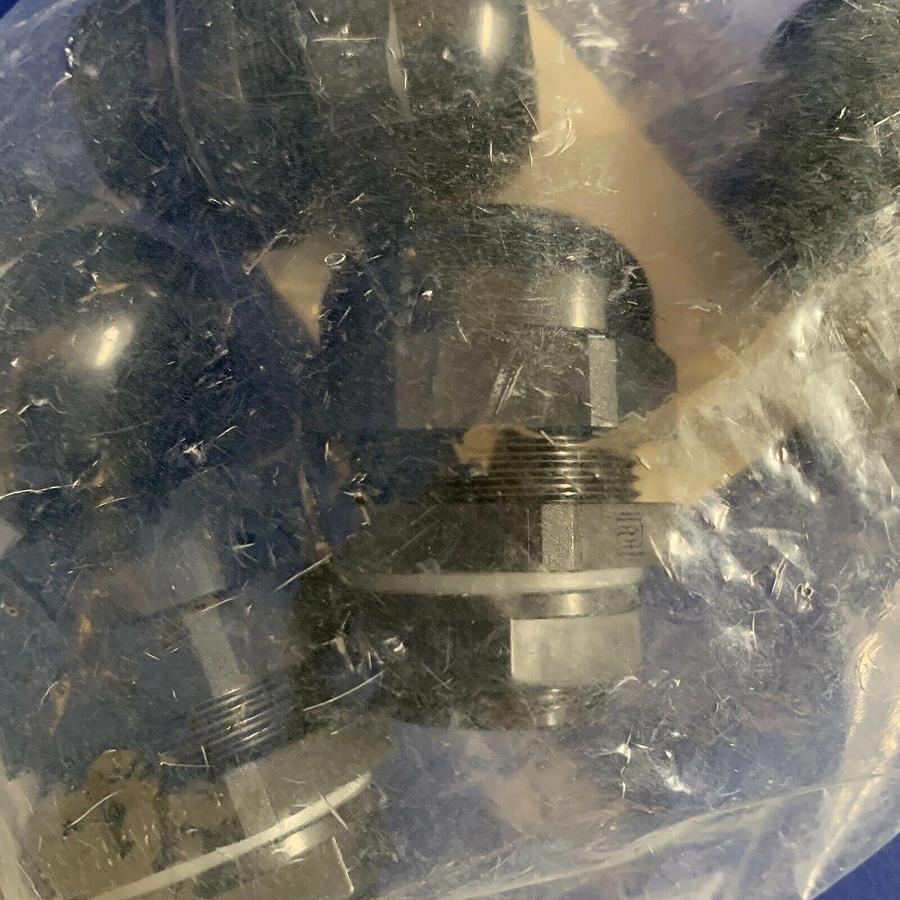 RS 381-551 Black A2P Nylon Cable Gland M25, Lot of 10 New