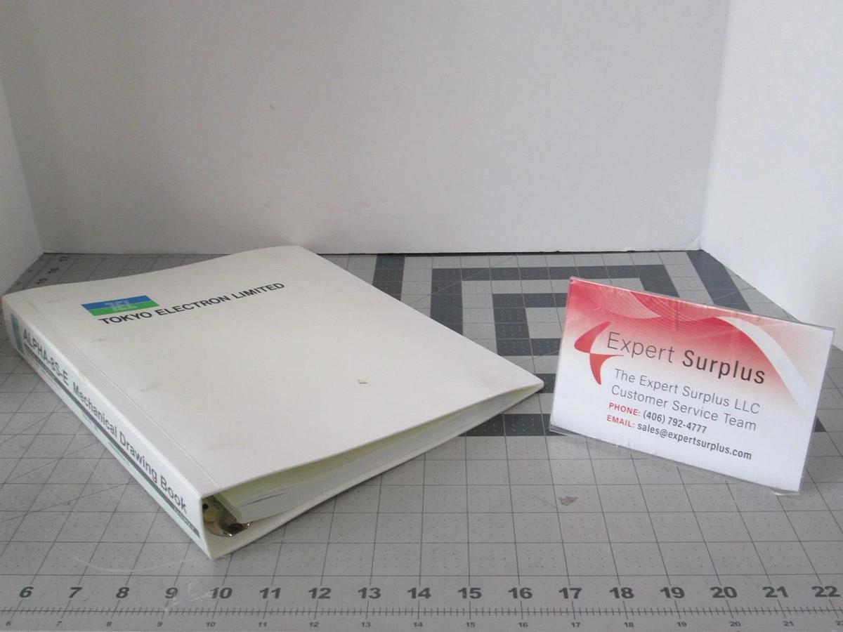 Used TEL Tokyo, ALPHA-8S-E, Mechanical Drawing Book As-D-POLY, Used