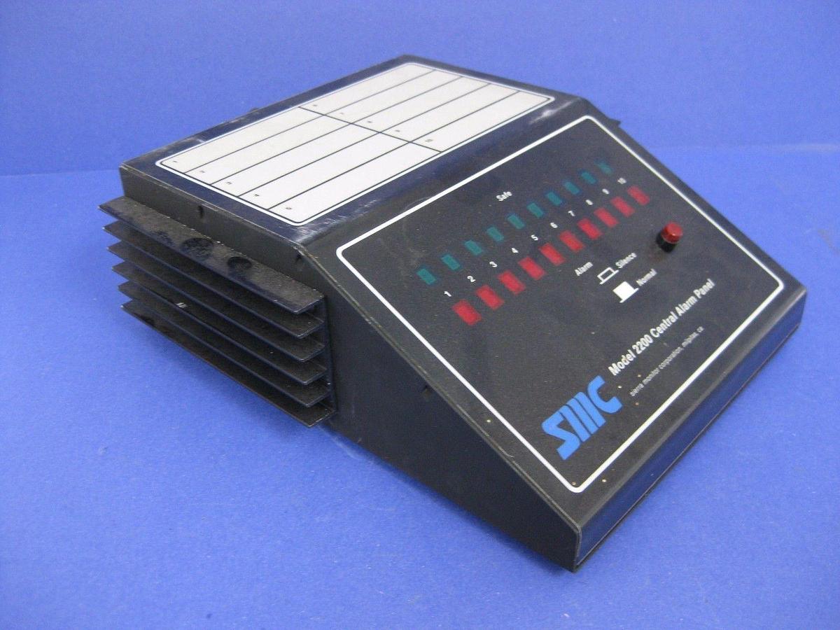 Used SMC Sierra Monitor Model 2200 Central Alarm Panel
