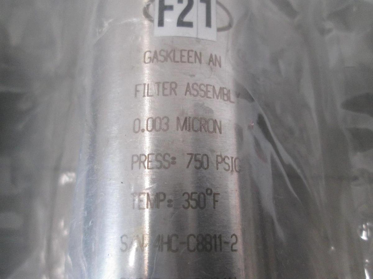 Gaskleen, GLFPF6401SM6AN, 0.003 Micron, Filter Assy, New, Lot of 3