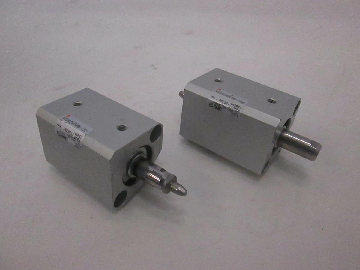 Used SMC, Pneumatic Air Cylinder, NCDQ2WB25-15D, Used, Lot of 2