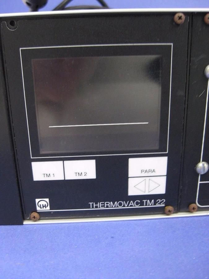 Used LH Leybold Vacuum and Temperature Controller Module Assy w/ Thermovac TM22