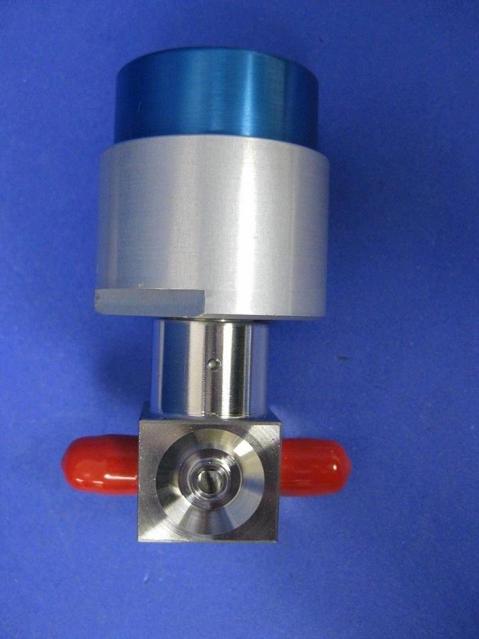 Parker Ewal SS Diaphragm Valve for Semi-Gas, 4 Ports, 1/4" Tube Stub, Lot of 3