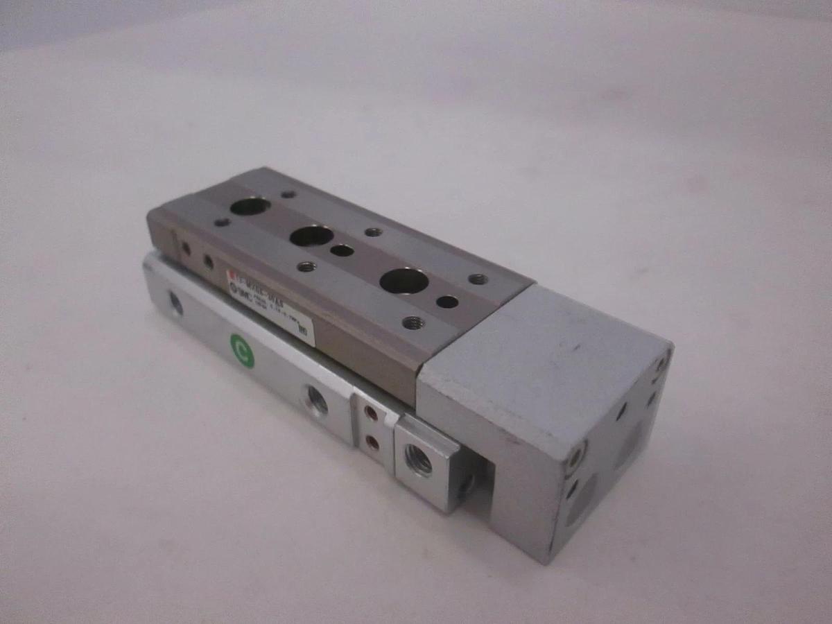 Used SMC, 13-MXQ6-30AS, Air Cylinder Linear Slide Actuator Table, Used