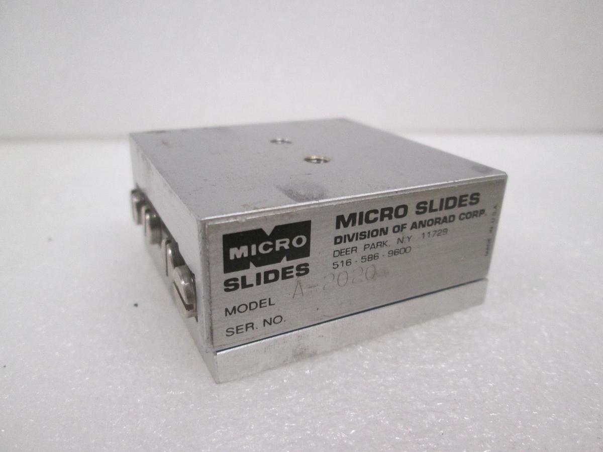 Used Micro Slides, A-2020, Linear Slide, Used