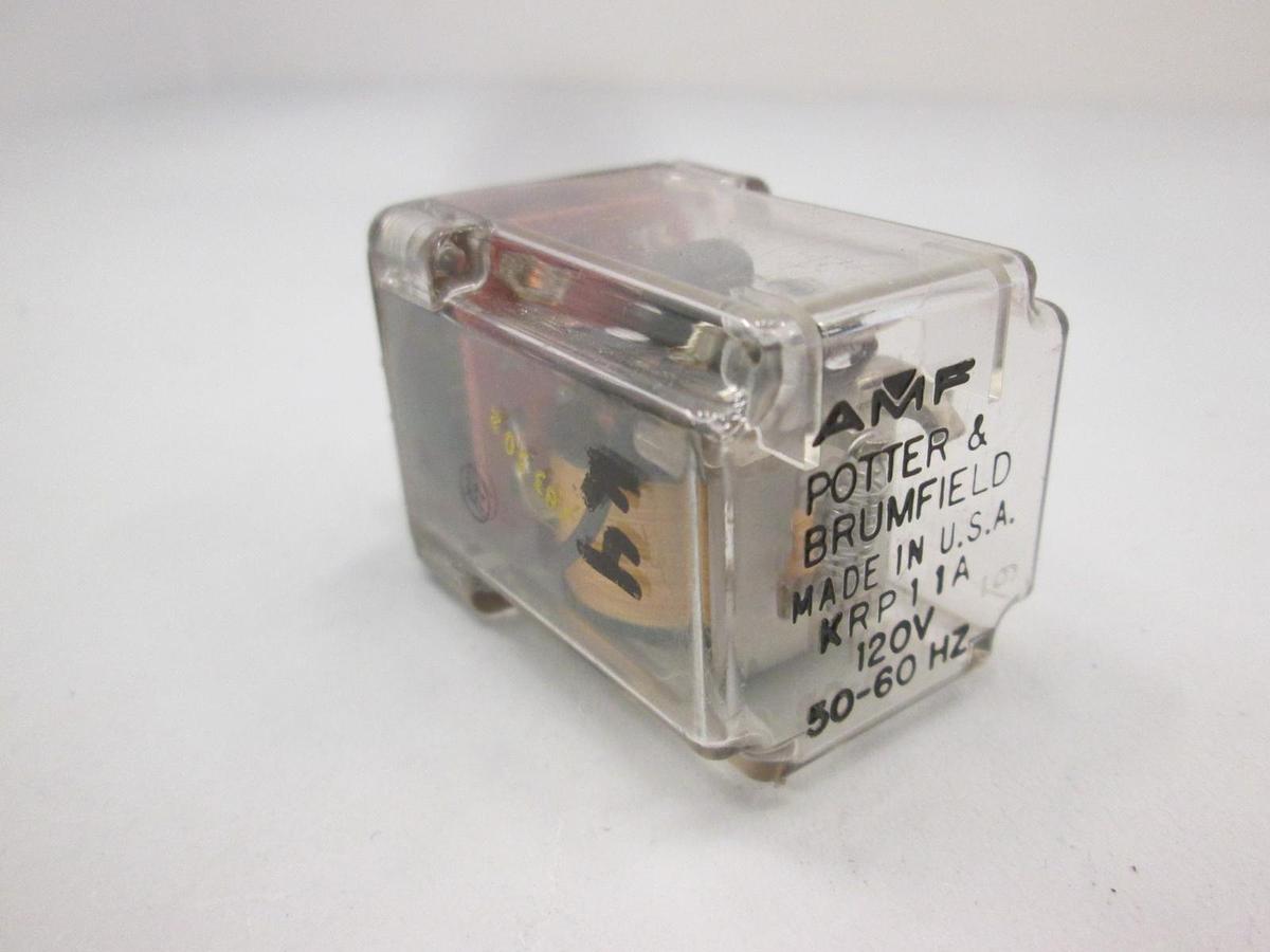 Used Potter & Brumfield, KRP11A, 120 V Relay, Used