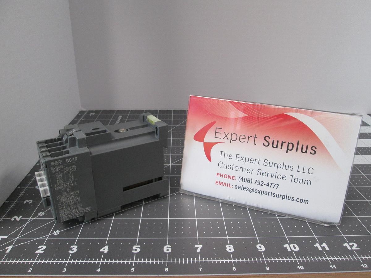 Used ABB, BC16, Contactor 28A 1000V 3-Phase IEC 947-4-1 Industrial Used