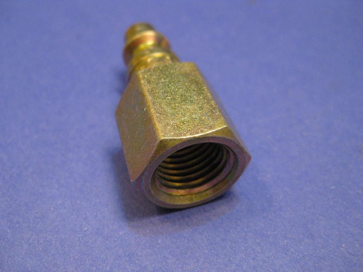 Perfecting Coupling D2F2 1/4" Brass Interchange Coupler and Plug, Lot of 10