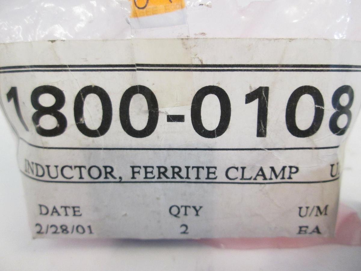 Ferrite Clamp, 1800-0108, Lot of 2
