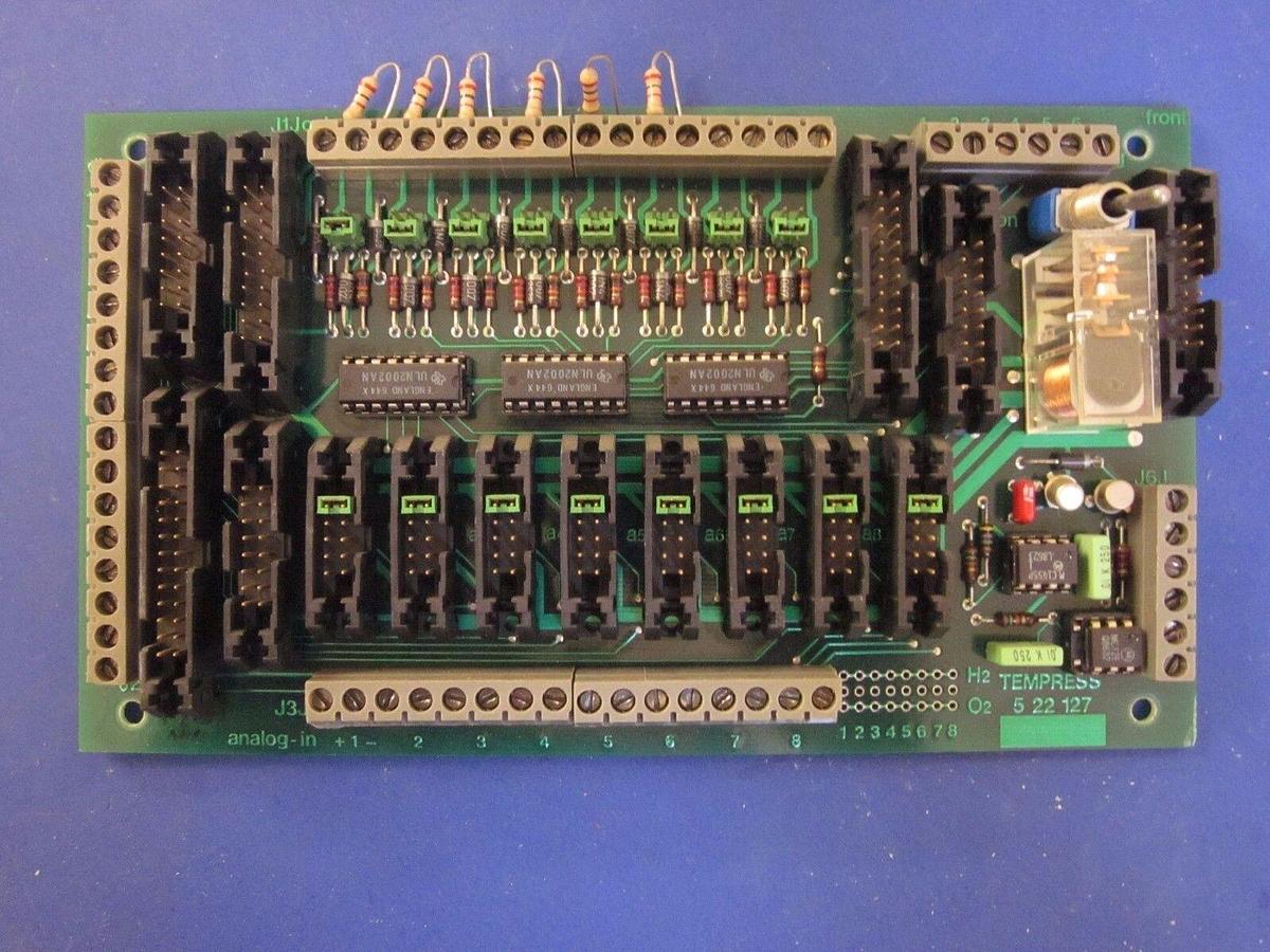 Used Tempress 5 22 127 Gas Panel Interconn. Board, 7.01.101, PCB, Used