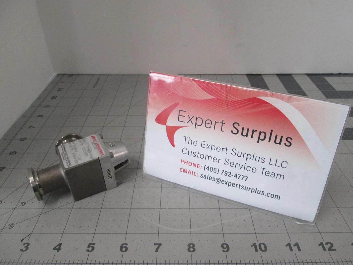 Used Edwards PV16MKS ST/ST Manual Isolation Vacuum Valve, Used