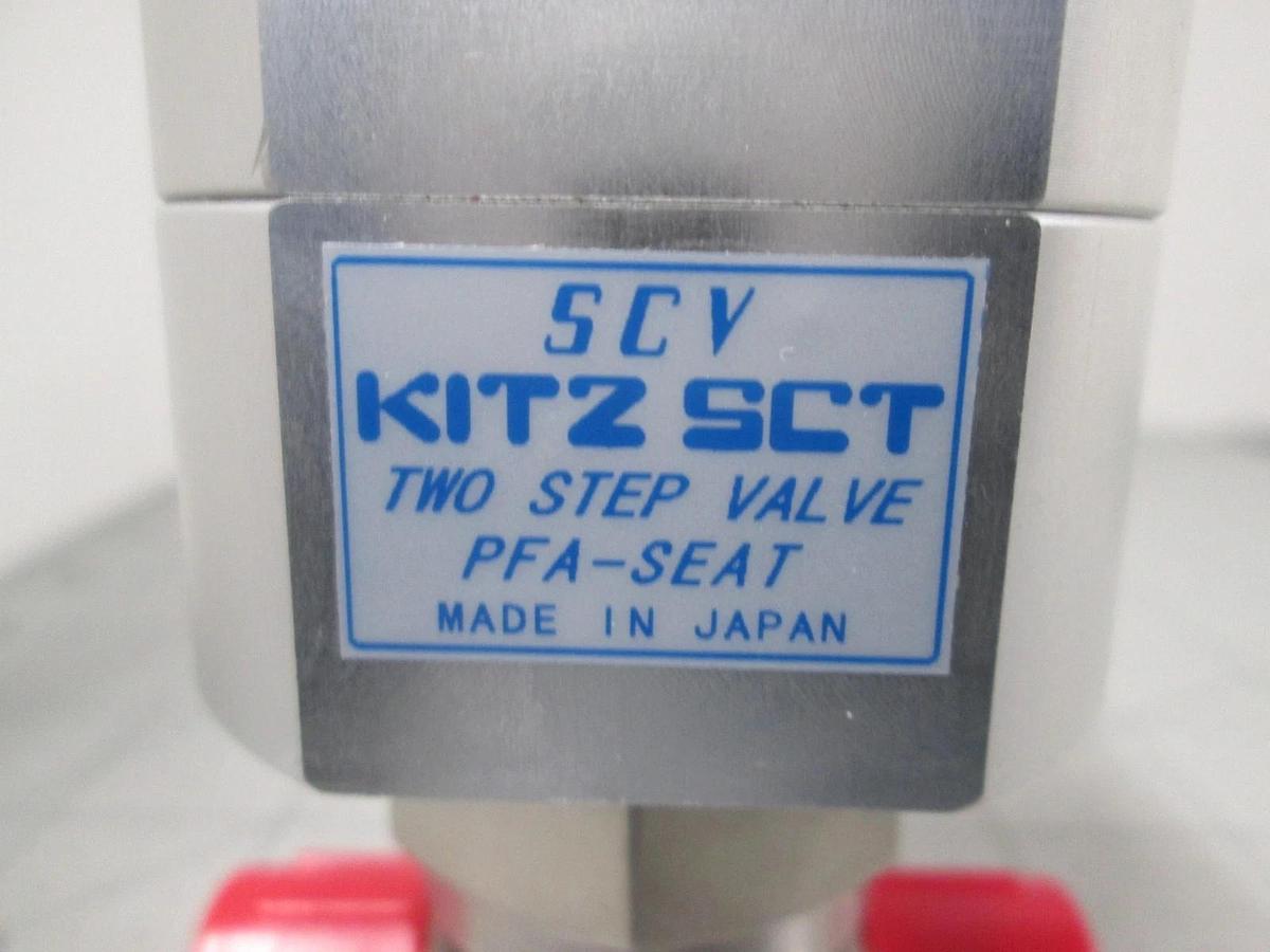 Used Kitz, PFA- Seat STD 316L, 10K-1/4", SCT SCV Two Step Valve, Used