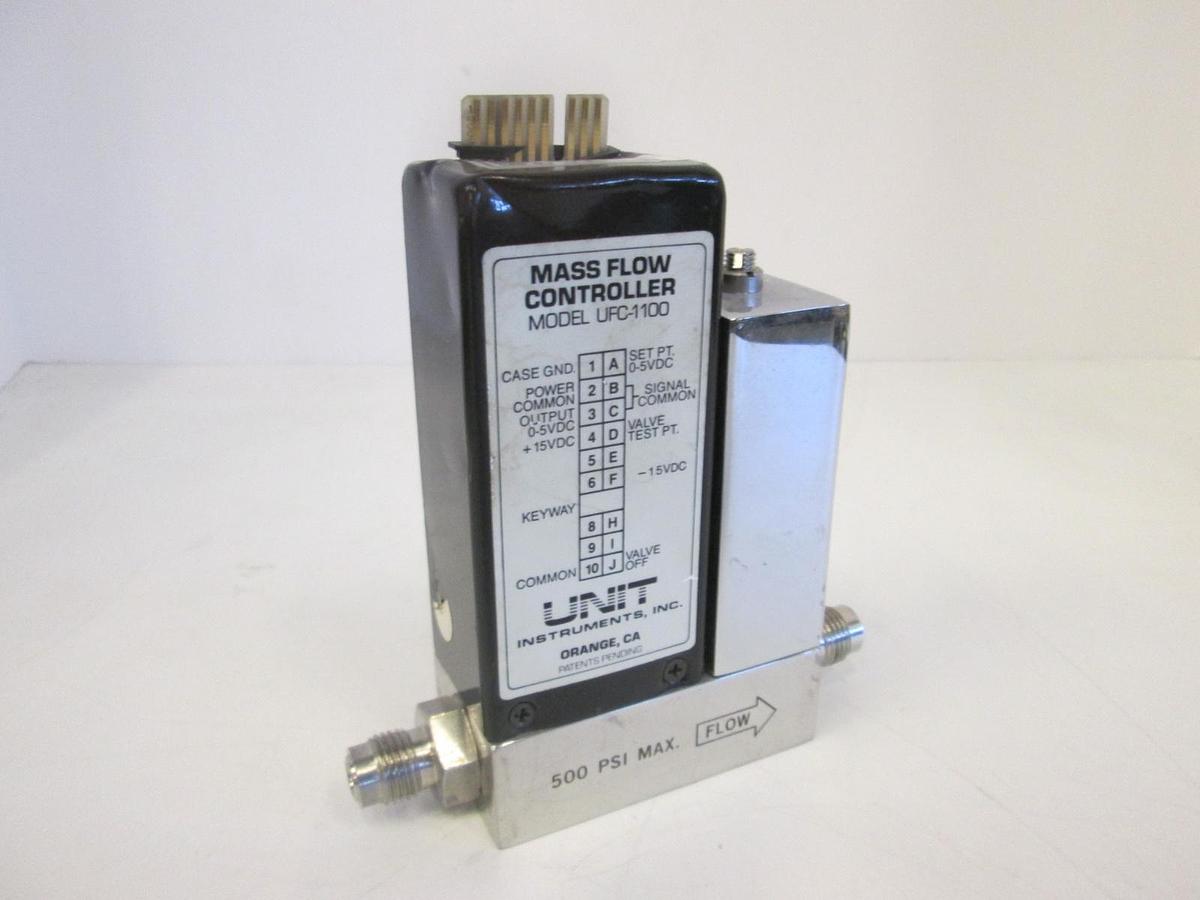 Used Unit Instruments, UFC-1100, Mass Flow Controller, 10 SLM, O2, Used