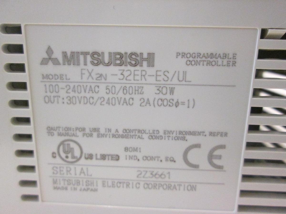 Used Mitsubishi, Programmable Controller, FX2N-32ER-ES/UL, Used