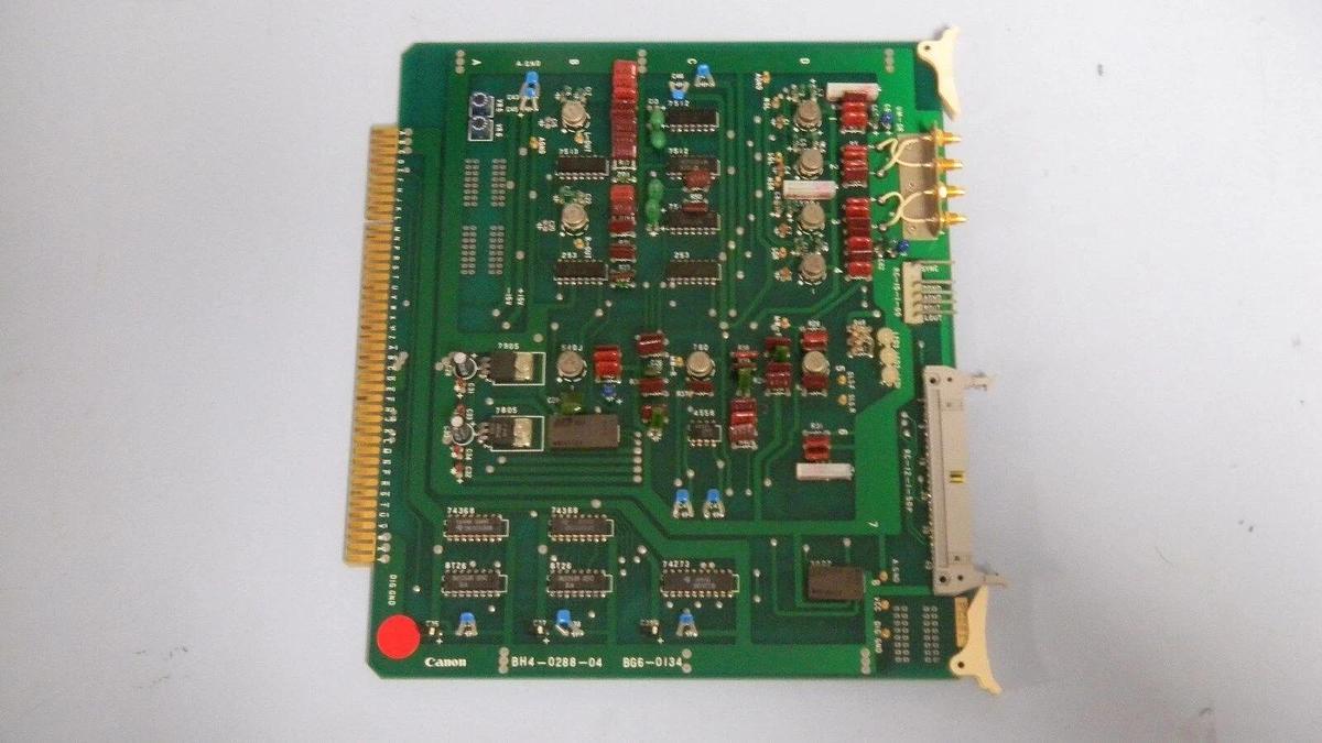 Used Canon BH4-0288-04, PCB Assembly, Working When Removed