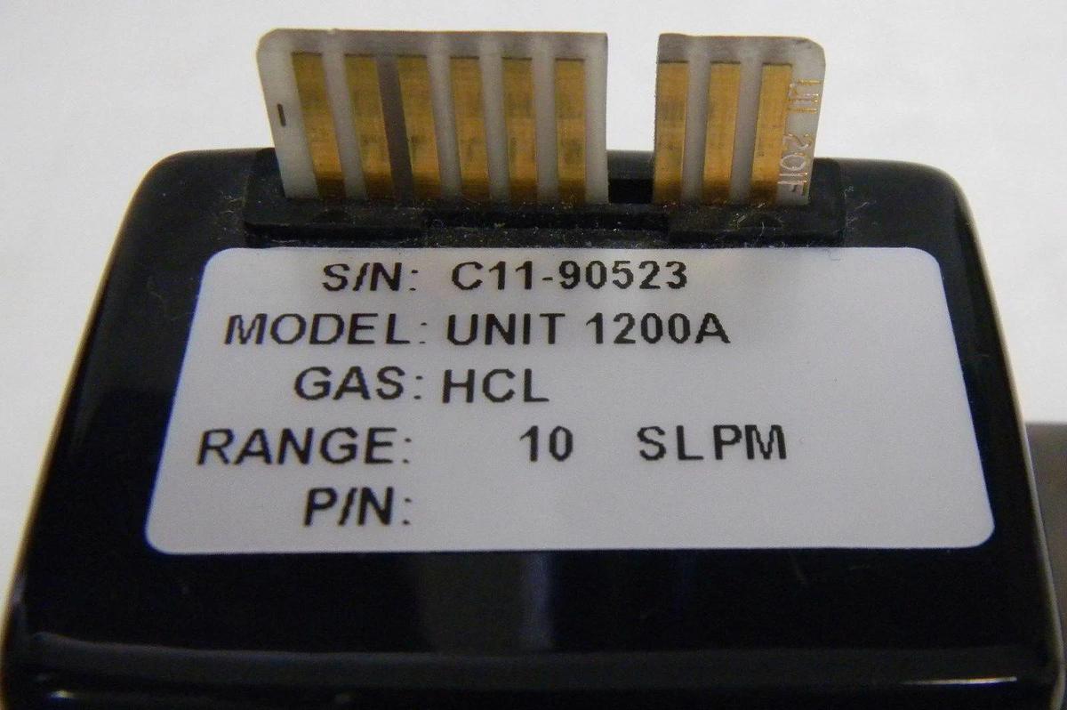 Used Unit UFC-1200A Mass Flow Controller, Gas- HCL, Range- 10 SLPM, Used