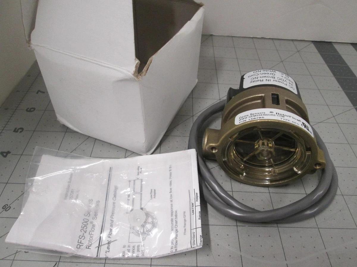 GEMS Sensors Type RFS, RotorFlow P/N: 156265, NIB