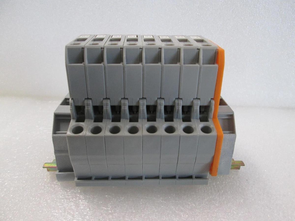 Used Wago, 281 and 249 (8) Terminal Block Assy, Used