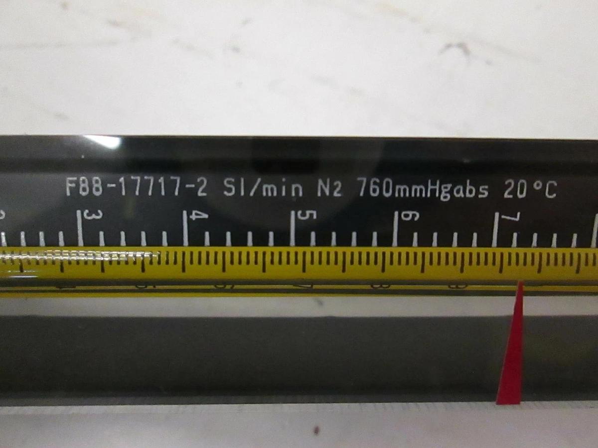 Tokyo Keiso F88-17717-2 Purge Meter, 10 SLPM standard liters N2 with Valve, New