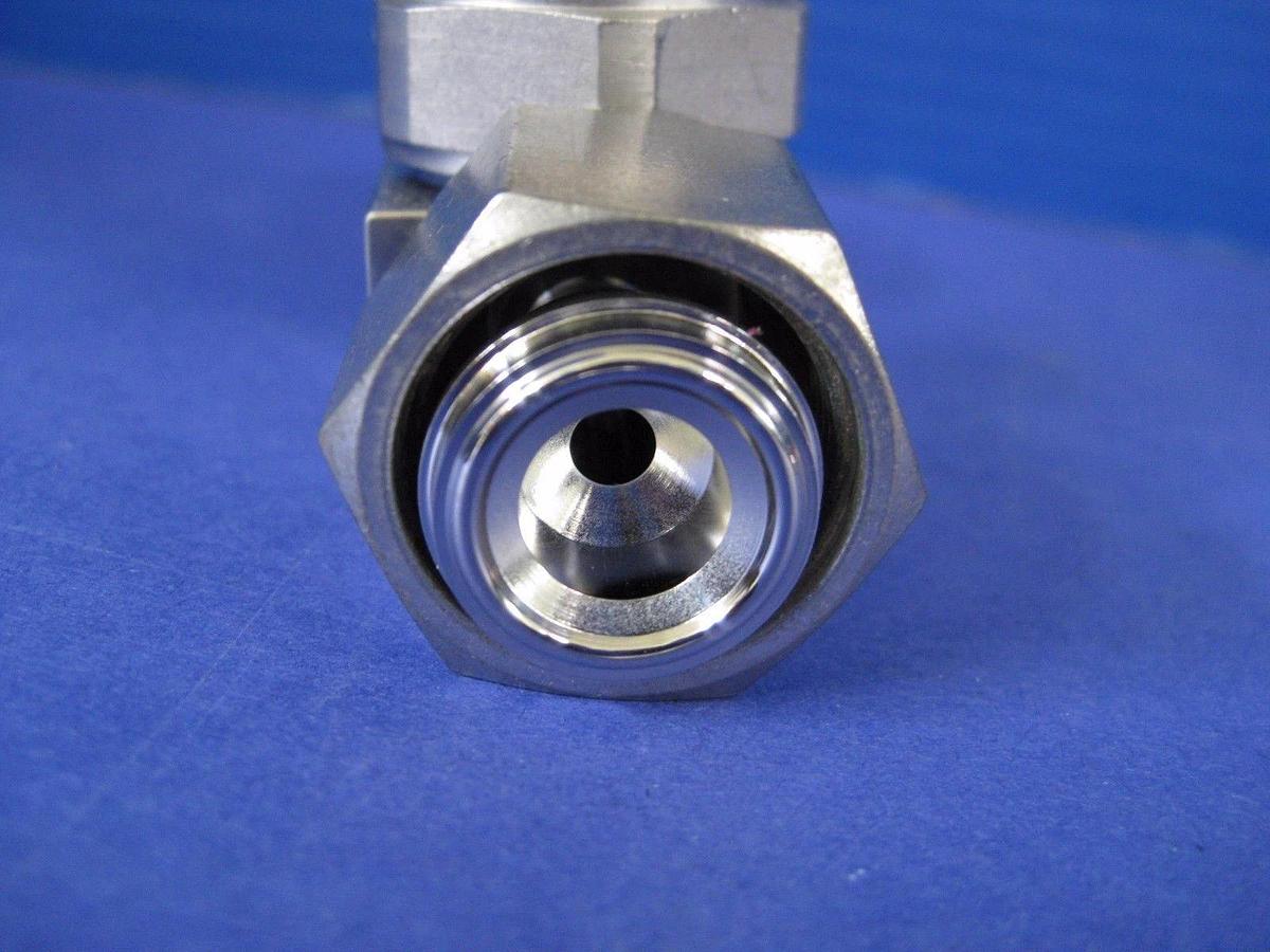 Used Nupro 6LV-DAFR8-P-GR Manual Diaphragm Valve, 1/2" FVCR Adapter, Lot of 2 Used