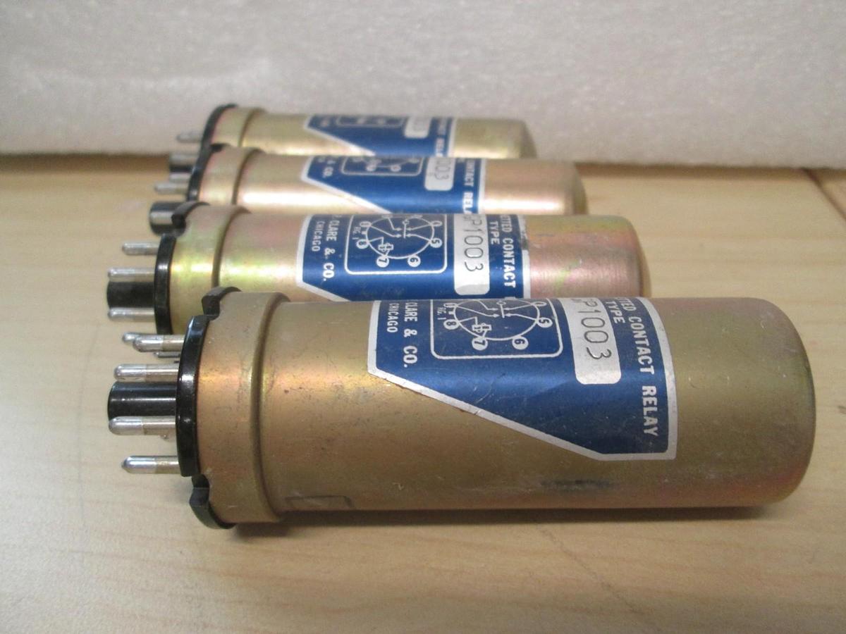 Used C.P. Clare & Co., HGP1003, Contact Relay, Used, Lot of 4