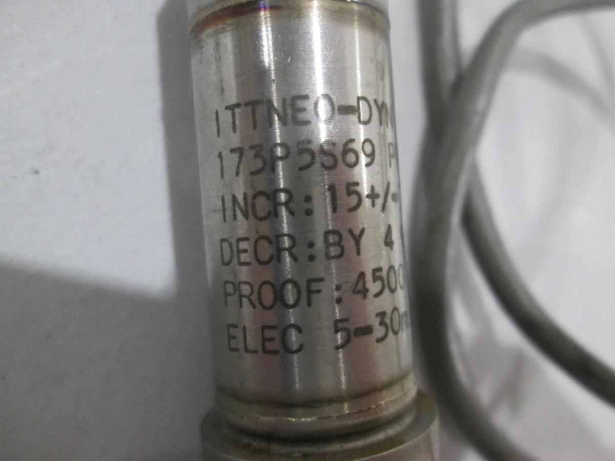 Used ITT NEO-Dyne, 173P5S69, Pressure Switch, Used