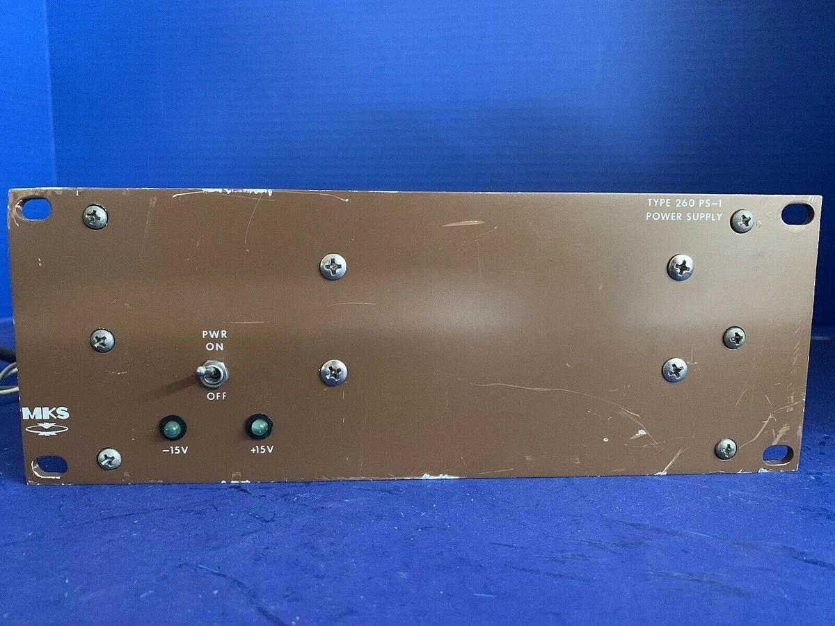 Used MKS Type 260 PS-1 Power Supply 260PS-1SPPC, Used