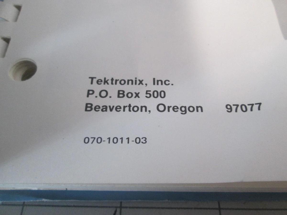 Used Tektronix, C-50, C-51, C-52, C-53 and Accessories, Instruction Manual, Used