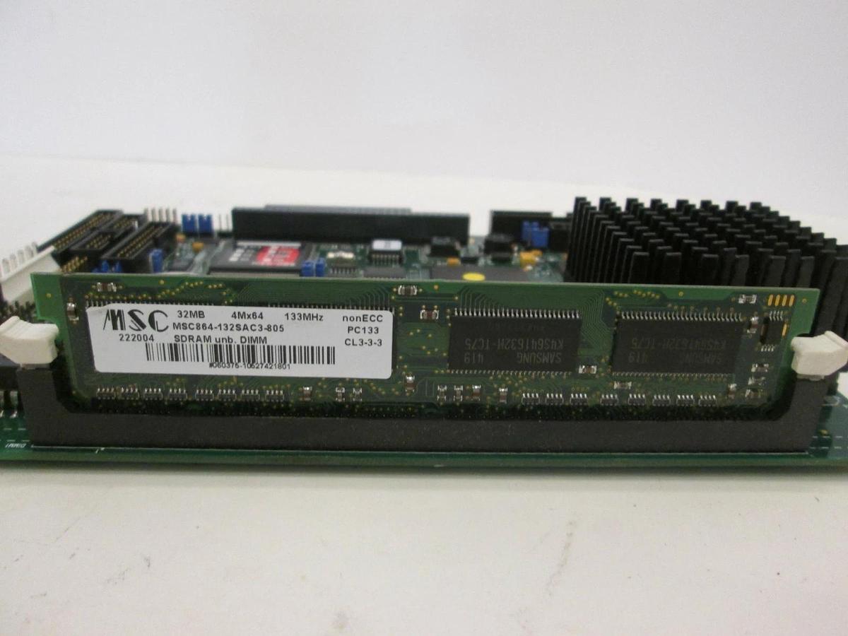 Used Arcom, SBC-GXm, Arcom Processor w/MSC864 Card, Used